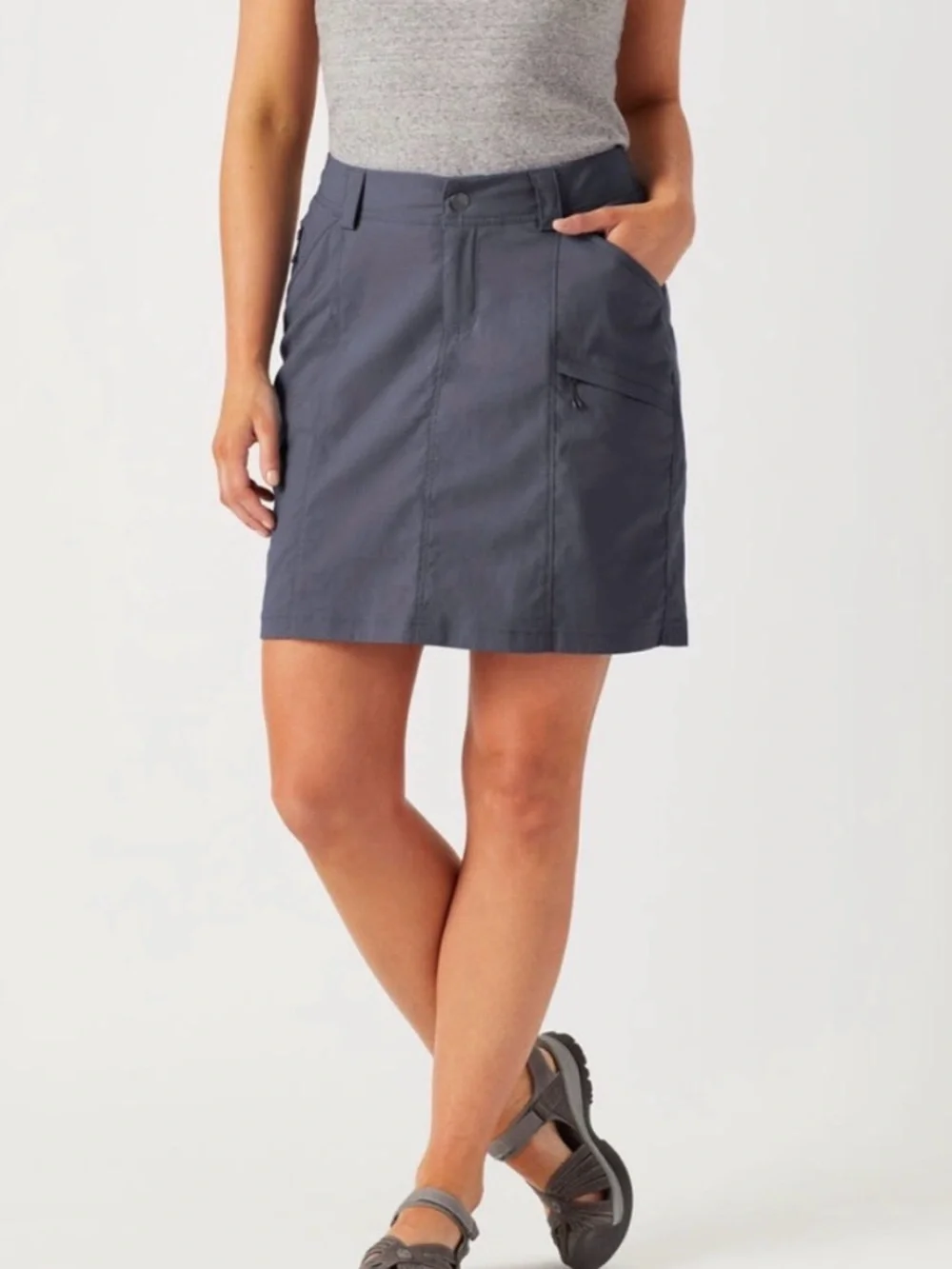 Duluth 12 Dry on the Fly Skort, Black - Picture 7 of 7